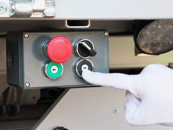 Rear direction control panel