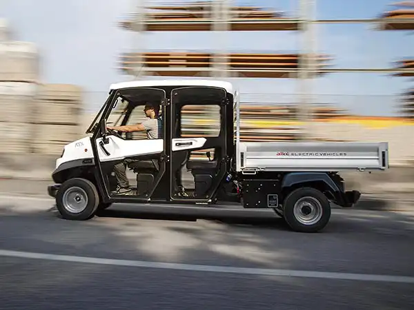 Electric Vehicles Double Cab ATX ED - 4-seater vehicle for transporting work groups and materials