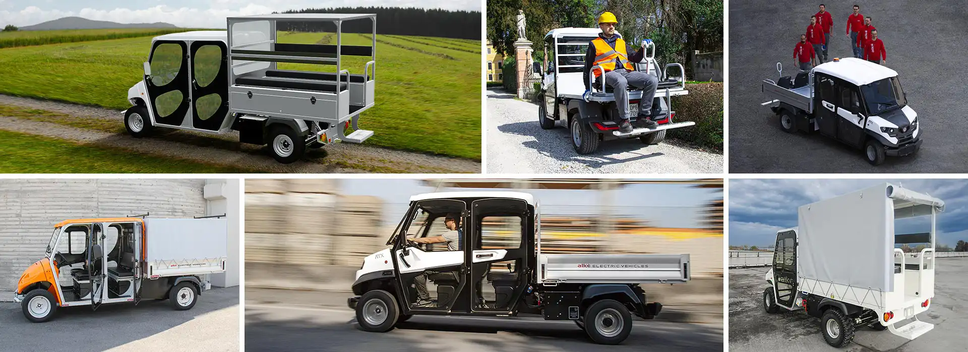Alke' electric passenger carriers: you can protect the environment and move silently