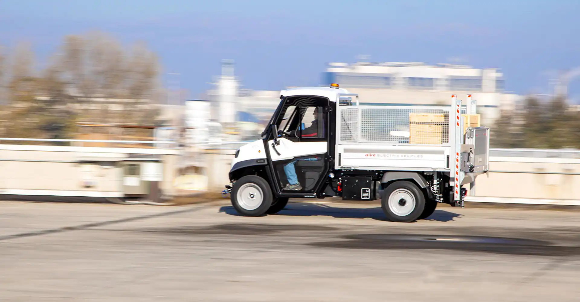 Alke' Tail lift truck - Lifting device panel for handling the load