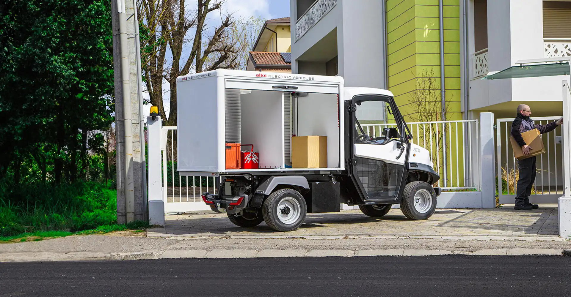 Electric express delivery vehicles ALKE'