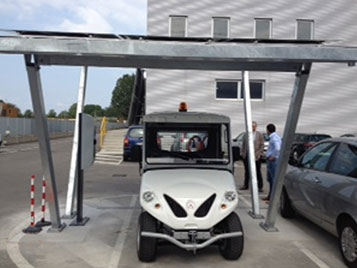 Solar panel shelter