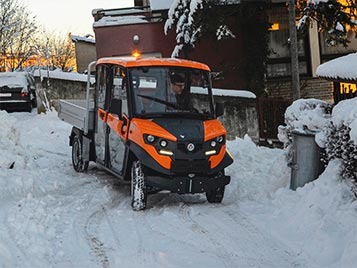 Off-road work vehicles