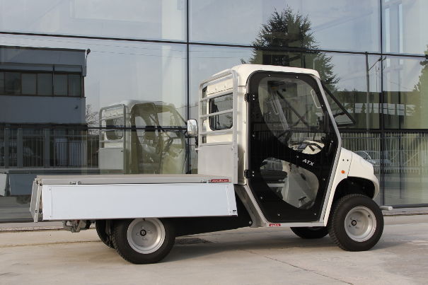 electric cemetery vehicle drop sides